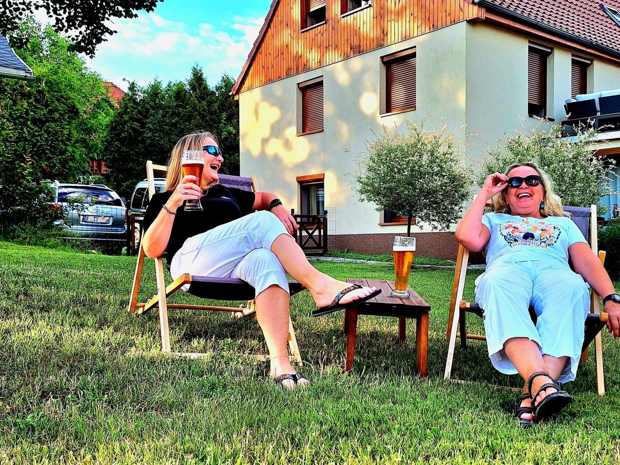 Ferienwohnung Haselhuhn Hartau Exterior foto